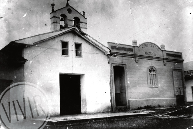 Capilla de La América. Fotografía Rodríguez, tomada en 1910. Cortesía Archivo Fotográfico Biblioteca Pública Piloto