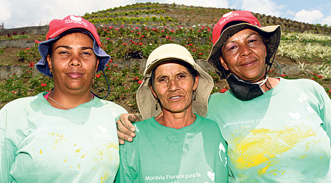 Luisa Fernanda Henao, Marta Inés Orozco y María del Carmen Ramírez