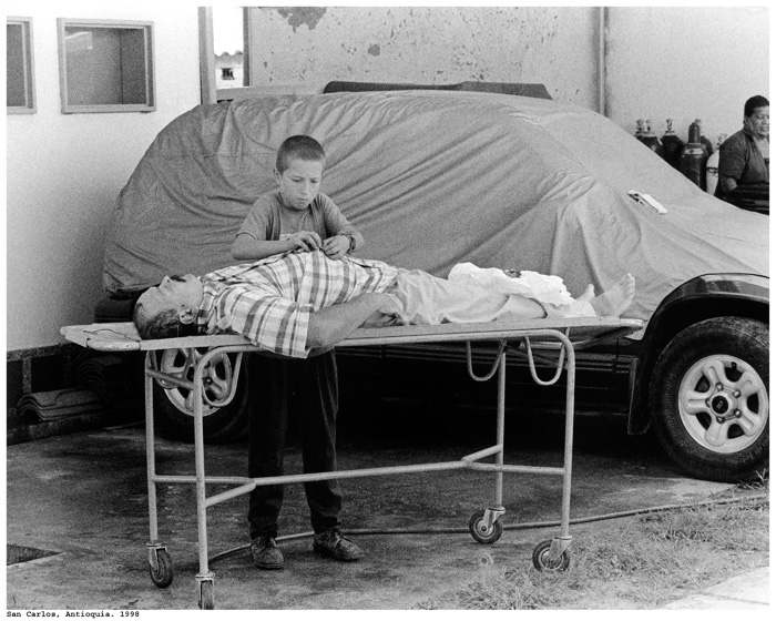 Eduardo Salazar, comerciante, una de las catorce víctimas de una masacre hecha por paramilitares en San Carlos, Antioquia. 1998