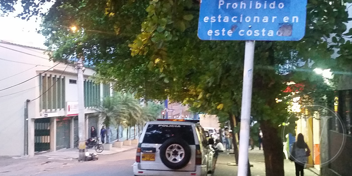 mal estacionados policia linea312