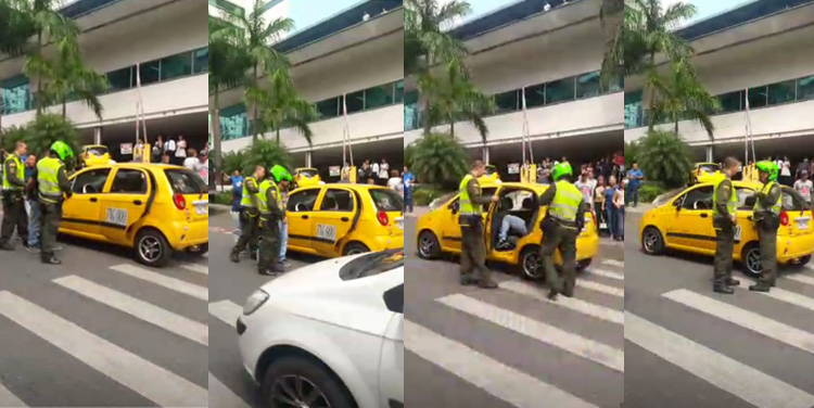 taxista pelea