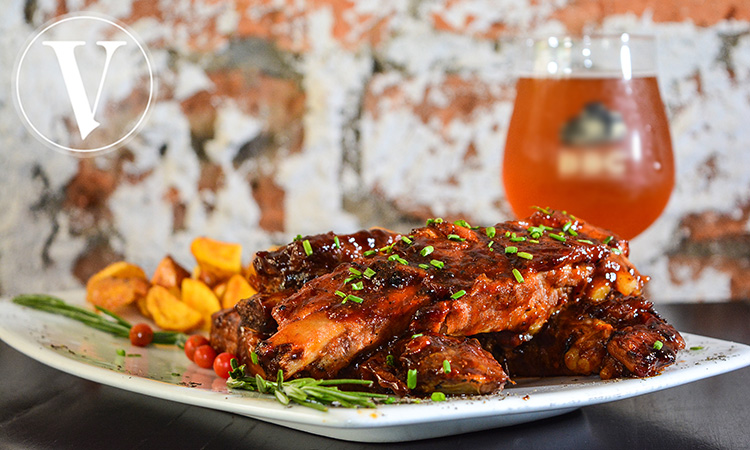 Costillas de cerdo.