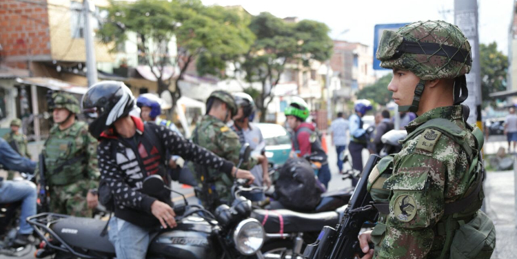 ejercito policia puestos de control