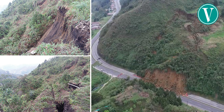 autopista medellin bogota derrumbe