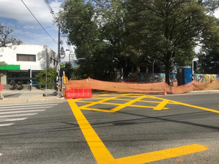 Calle 11A Cruce avenida El Poblado con Calle 11A