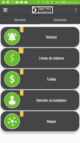 Nueva App Metro de Medellín