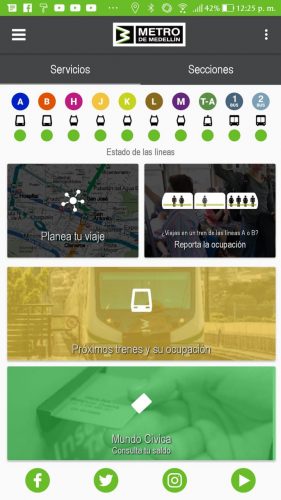 Nueva App Metro de Medellín