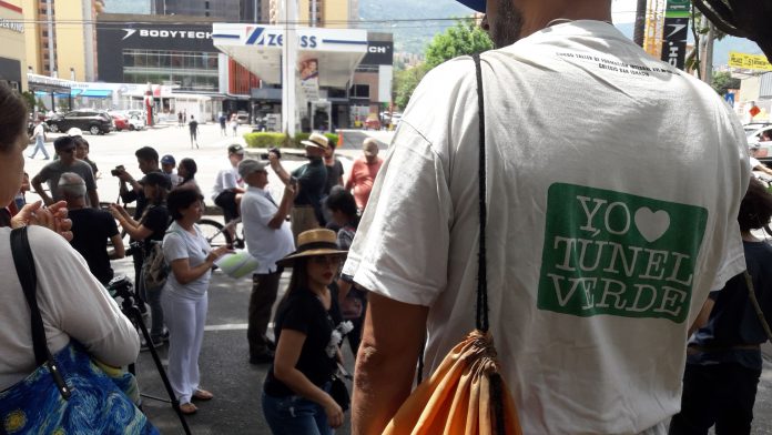 Protesta por tala en Túnel Verde