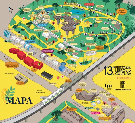 Mapa Fiesta del Libro 2019