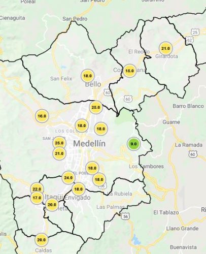 Calidad del aire 27 de septiembre