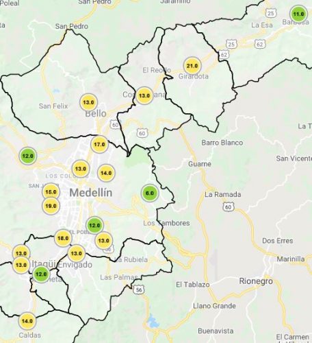 Estaciones de monitoreo