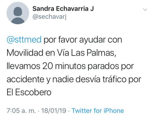 Accidente en Las Palmas