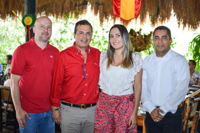 Alejandro Mejía, Fernando Ardila, carolina Moreno y Jhon Calle