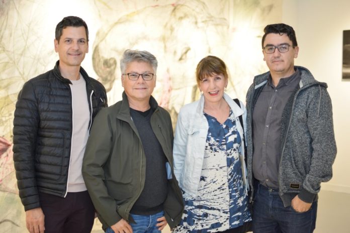 Antonio Sofan, Carlos Tobon, Lina Greiffenstein y Fredy Alzate exposición Habitar
