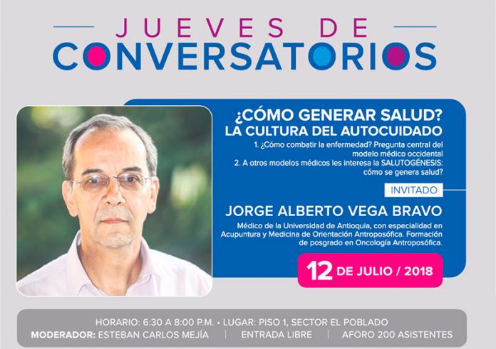 Conversatorio con Jorge Vega ¿Cómo generar salud? Conversatorio con Jorge Vega ¿Cómo generar salud?