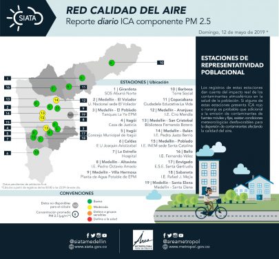 Estaciones calidad del aire mayo 12