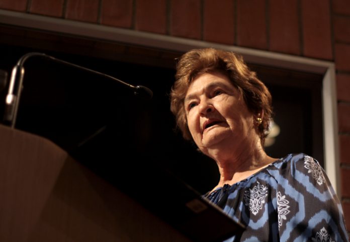 Rocío Vélez de Piedrahíta, escritora antioqueña fallecida este lunes 28 de enero (Foto cortesía Eafit) Rocío Vélez de Piedrahíta