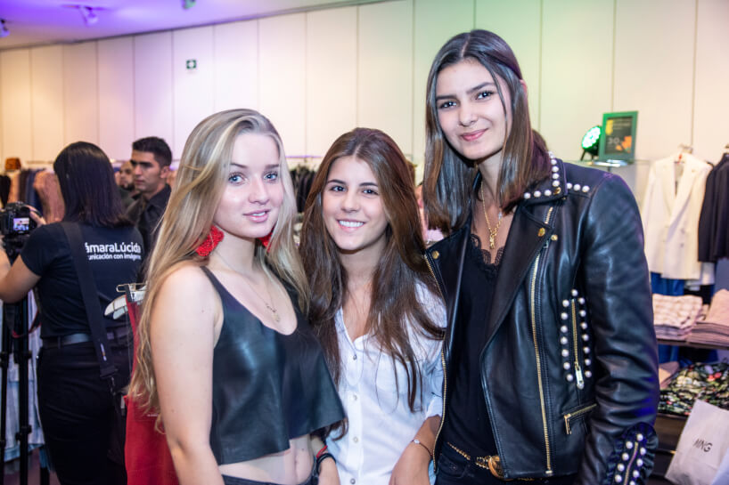 María Londoño, Penélope Mora y Antonia Porto Mango