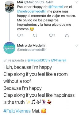 Metro de Medellin Twitter