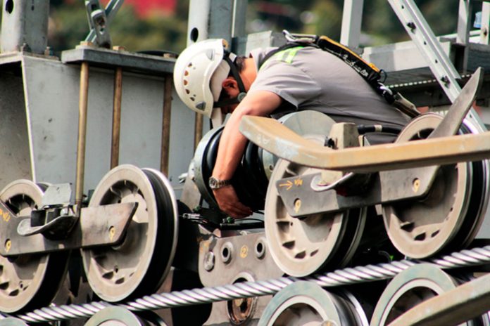 Metrocables en mantenimiento Metrocables en mantenimiento
