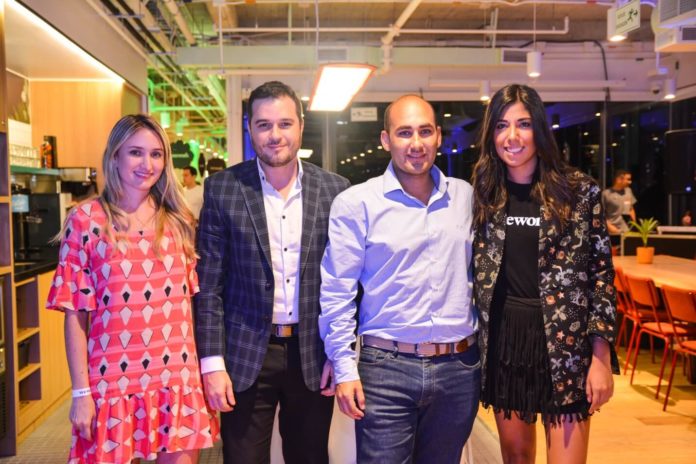 Mónica Londoño, Santiago Ospina, Ruben Villegas y Karen Scarpetta WeWork