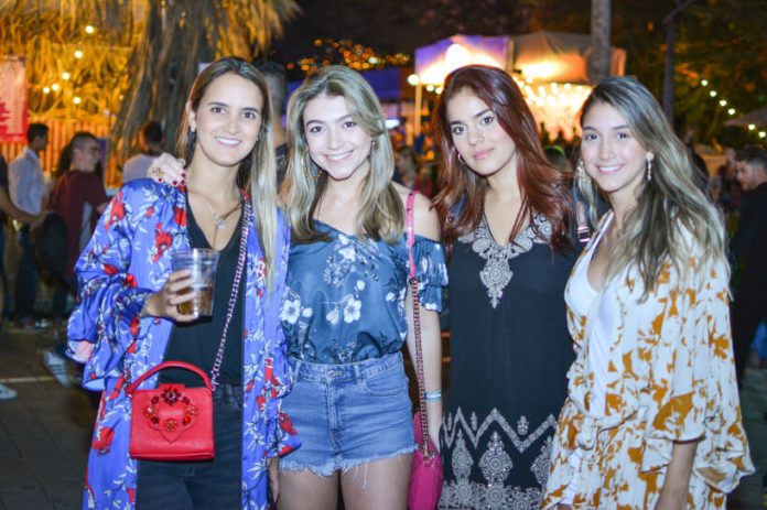 Sara pareja, Catalina Posada, Laura Jaramillo y Sara Gómez