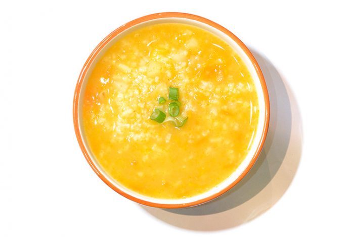 Sopa de cura en vereda