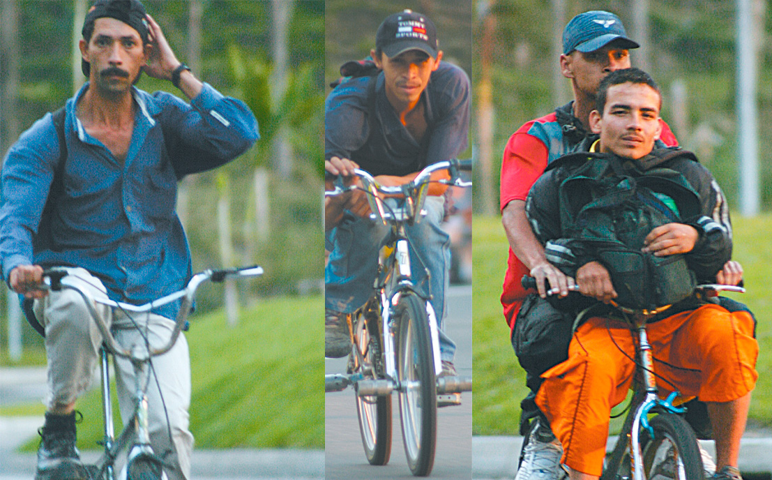 ciclistas en El Poblado ciclistas en El Poblado