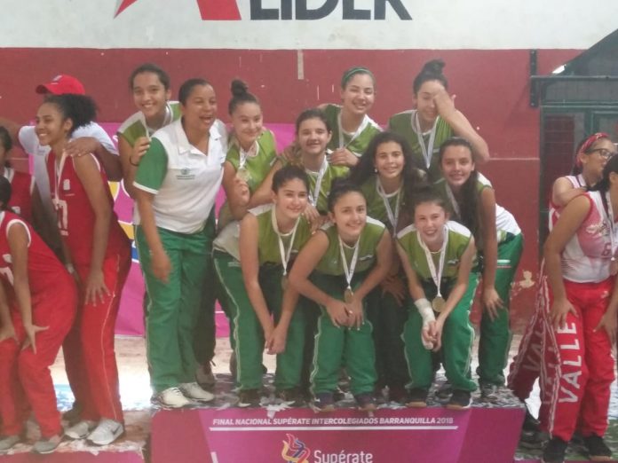 San José de Las Vegas, campeón nacional Intercolegiado prejuvneil de voleibol (Foto Colegio San José de Las Vegas)