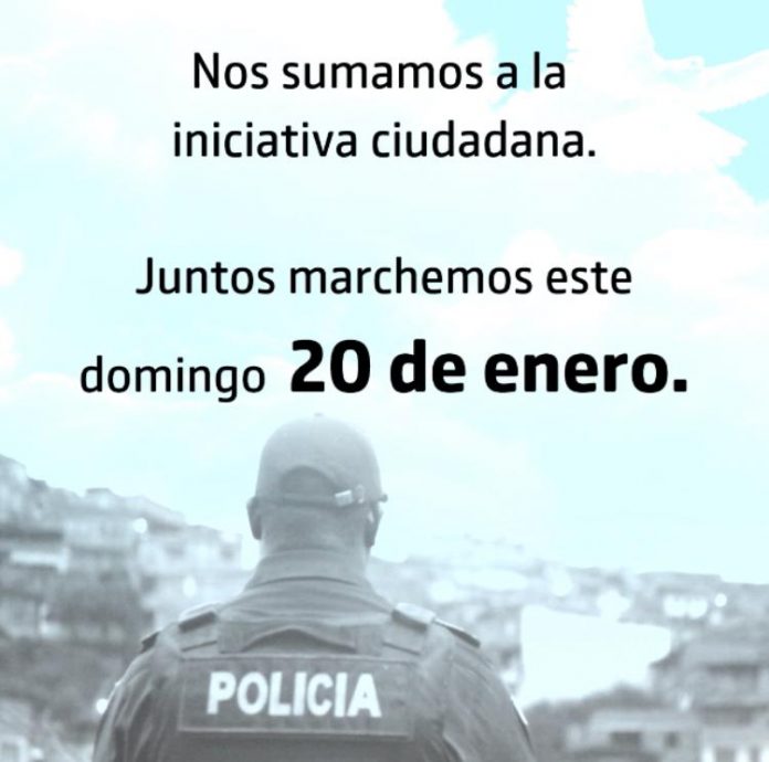 invitación marcha contra el terrorismo