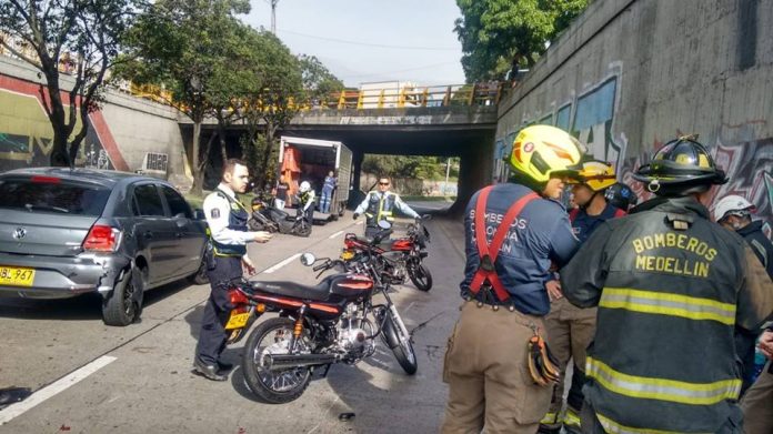 accidente-multiple Avenida Oriental