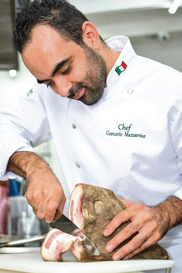 Salumi artesanal que elabora el propio chef Giancarlo Mazzarrino. Salumi artesanal que elabora el propio chef Giancarlo Mazzarrino.