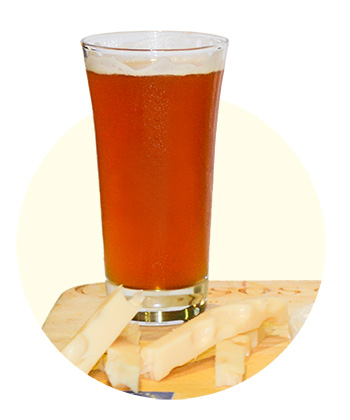 Emmental + Amber Ale