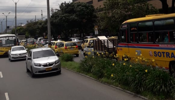 congestion avenida Industriales