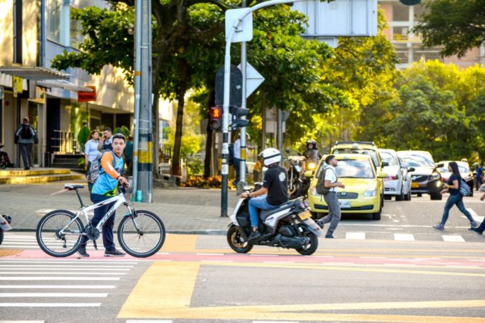 peatones Movilidad en Medellín