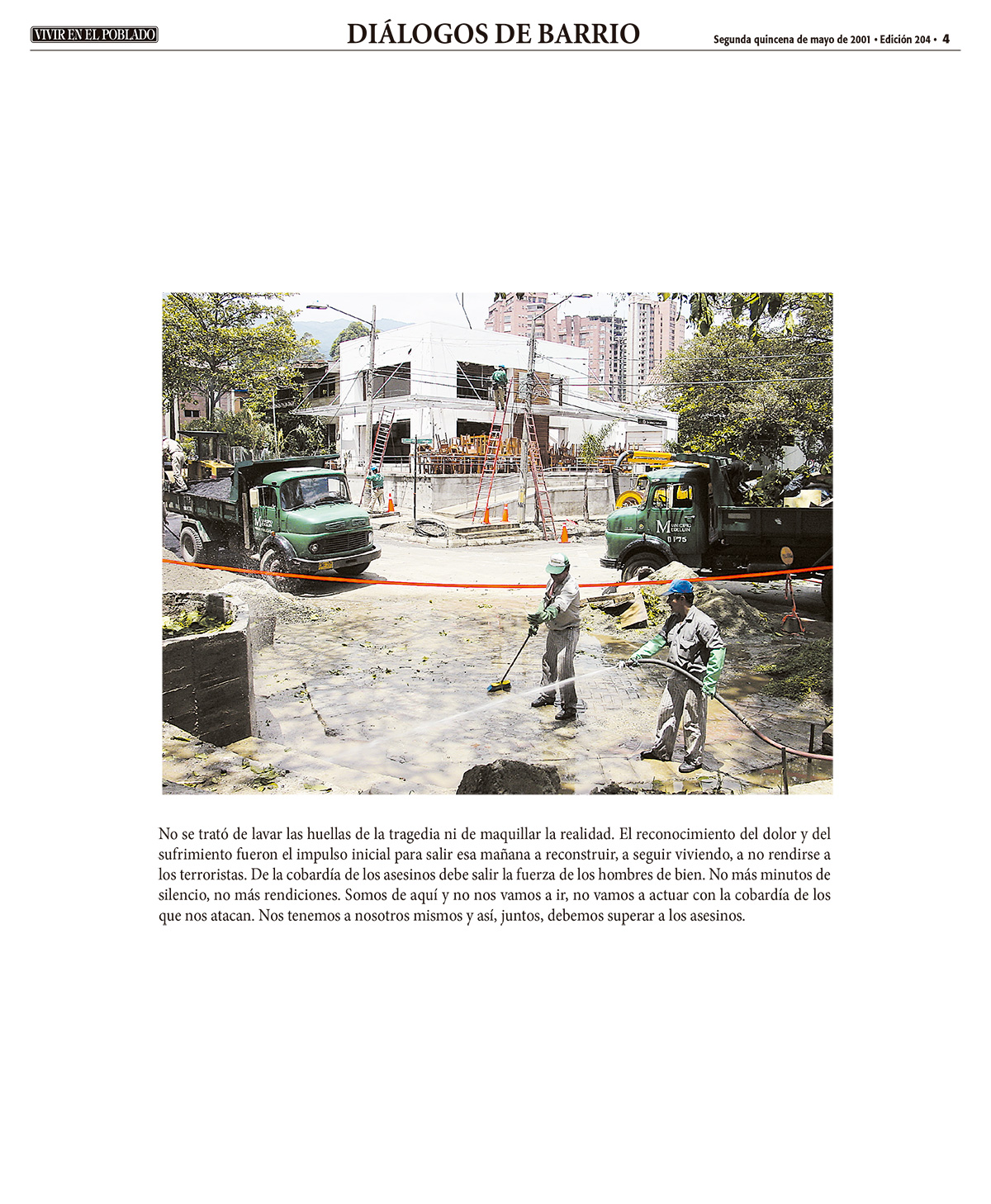 #TBT de la bomba del parque Lleras: el día después